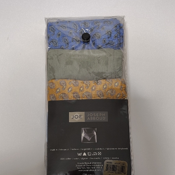 Joseph Abboud assorted colors Low Rise Bikini Briefs Size M 32-34 - Picture 2 of 8